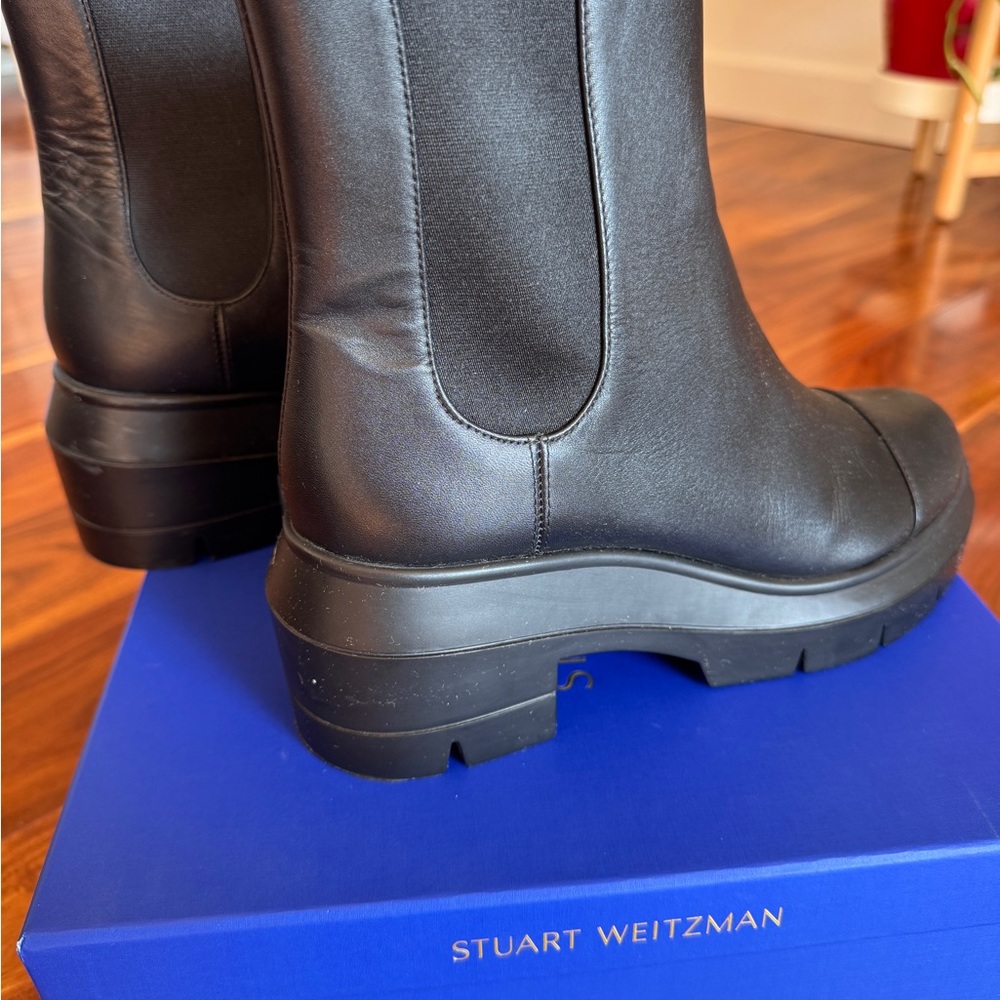 Stuart Weitzman Black Heeled Boots